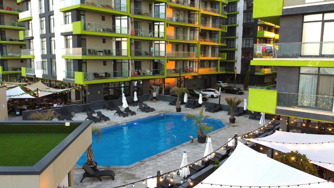 Paradise Sea View 2Bd Apt Spa N Pools Beach Resort Năvodari Extérieur photo